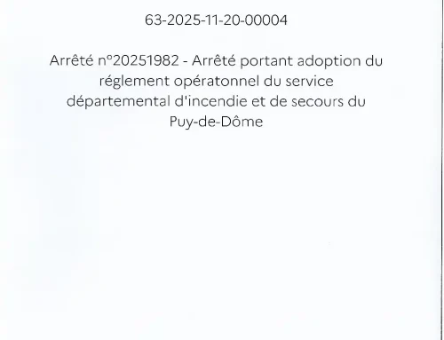 Réglement opérationnel